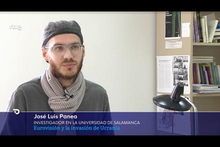 Entrevista a José Luis Panea en RTVE a propósito del certamen de Eurovisión