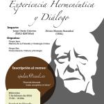 Seminario de lectura: "Los caminos de Gadamer: experiencia hermenéutica y diálogo"